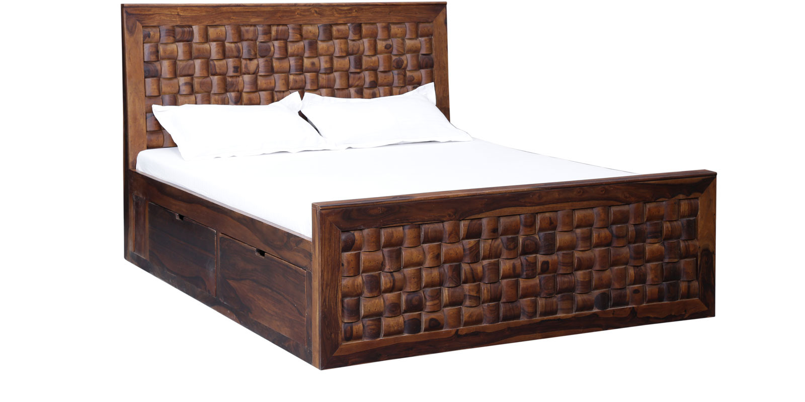 Toronto Wooden Bed Queen Size